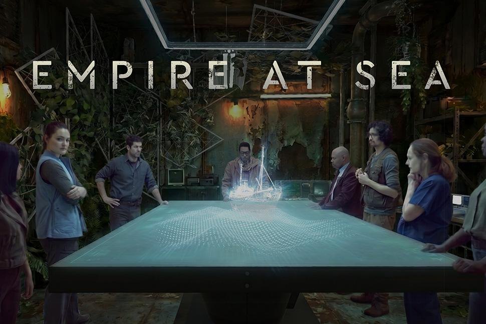Empire at Sea海上城市与人物主题宣传图
