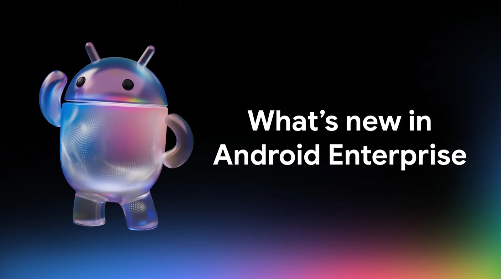Google Android Enterprise 2026企业设备管理更新官方主视觉